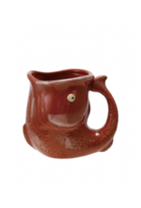 Creative Co-Op 10oz Stoneware Fish Shaped Mug