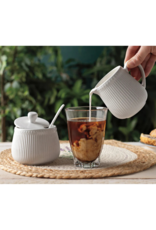 Danica White Specked Creamer