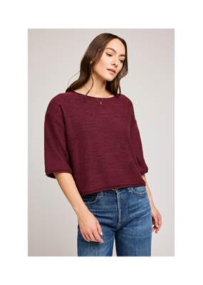 Gentle Fawn Kerrigan Sweater in Merlot by Gentle Fawn