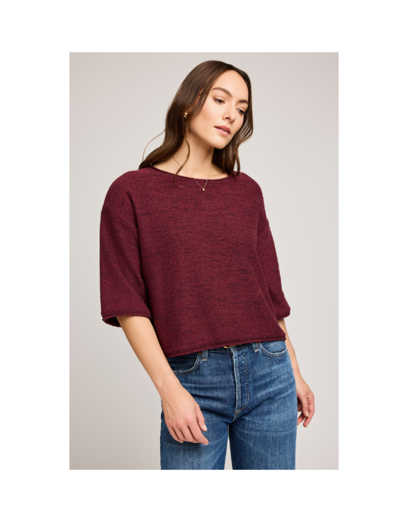 Gentle Fawn Kerrigan Sweater in Merlot by Gentle Fawn