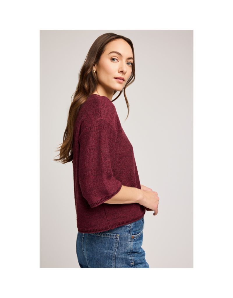 Gentle Fawn Kerrigan Sweater in Merlot by Gentle Fawn