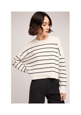 Gentle Fawn Echo Sweater in Black Stripe by Gentle Fawn