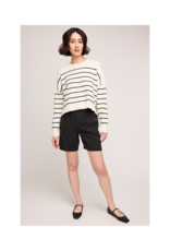 Gentle Fawn Echo Sweater in Black Stripe by Gentle Fawn