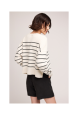 Gentle Fawn Echo Sweater in Black Stripe by Gentle Fawn