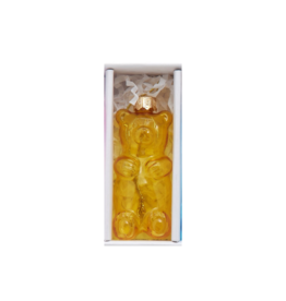 Glass Gummy Bear Ornament Yellow