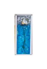 Glass Gummy Bear Ornament Blue