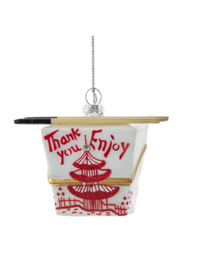 Chinese Take Out Box Ornament