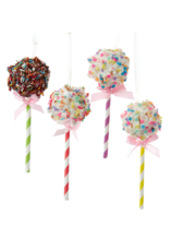 Popcorn Lollipop Ornament