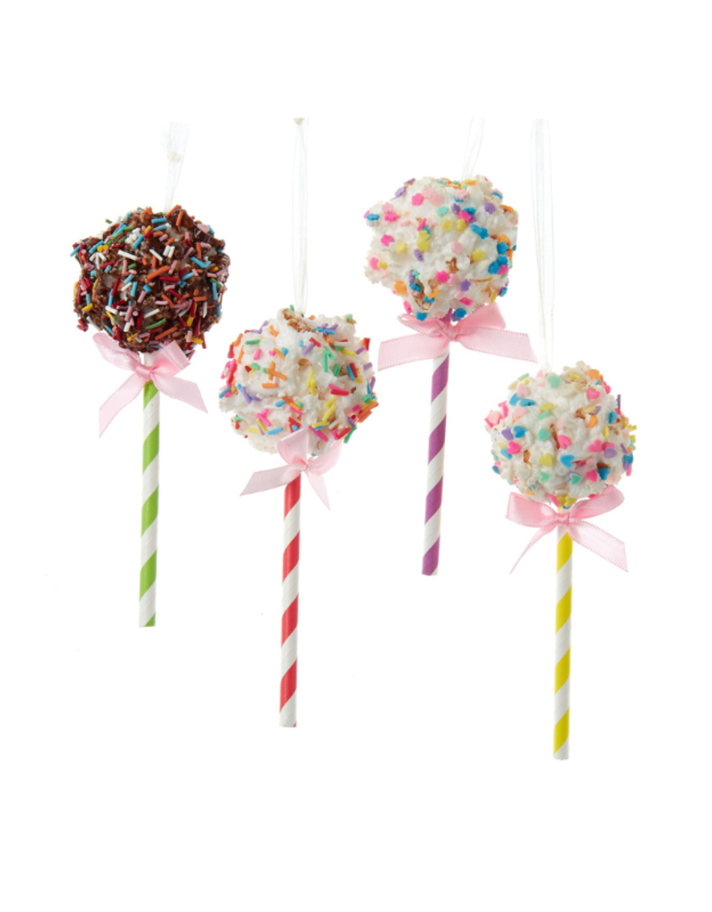 Popcorn Lollipop Ornament