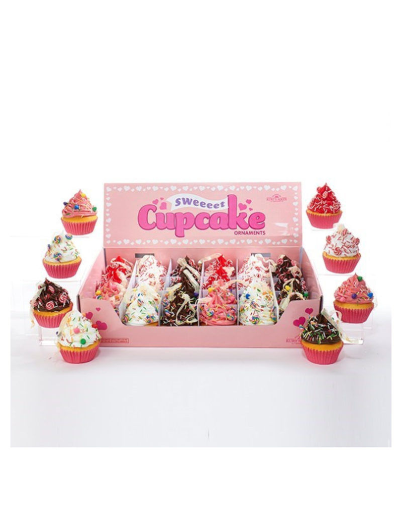 Foam Cupcake With Candy Ornament Assorted