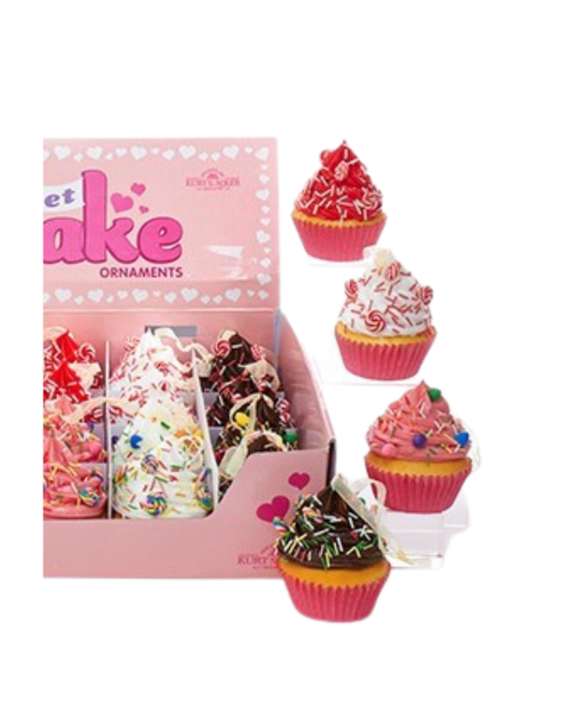 Foam Cupcake With Candy Ornament Assorted