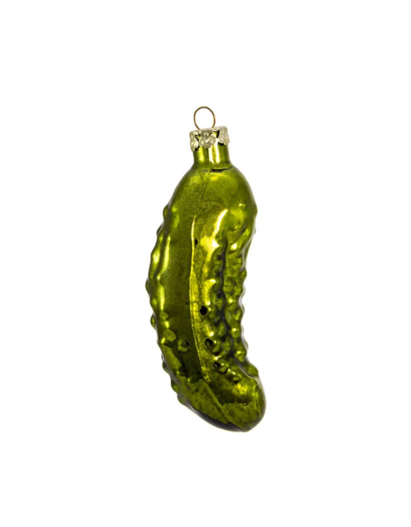 Hand Blown Glass Pickle Ornament