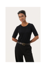 Part Two Nemi Tee in Black by Part Two