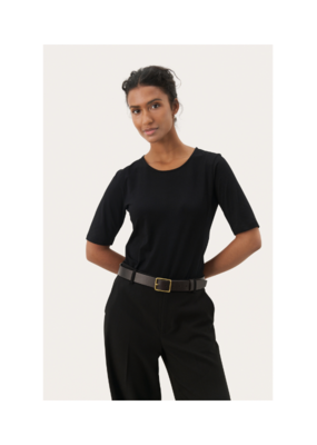 Part Two Nemi Tee in Black by Part Two