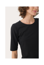 Part Two Nemi Tee in Black by Part Two