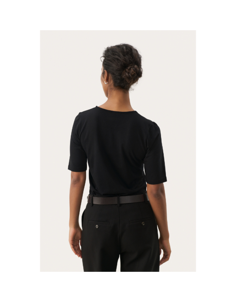 Part Two Nemi Tee in Black by Part Two