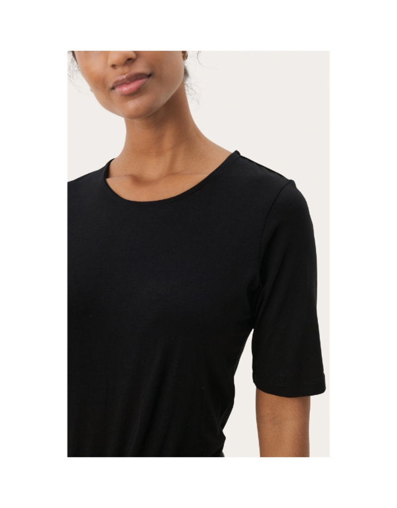 Part Two Nemi Tee in Black by Part Two