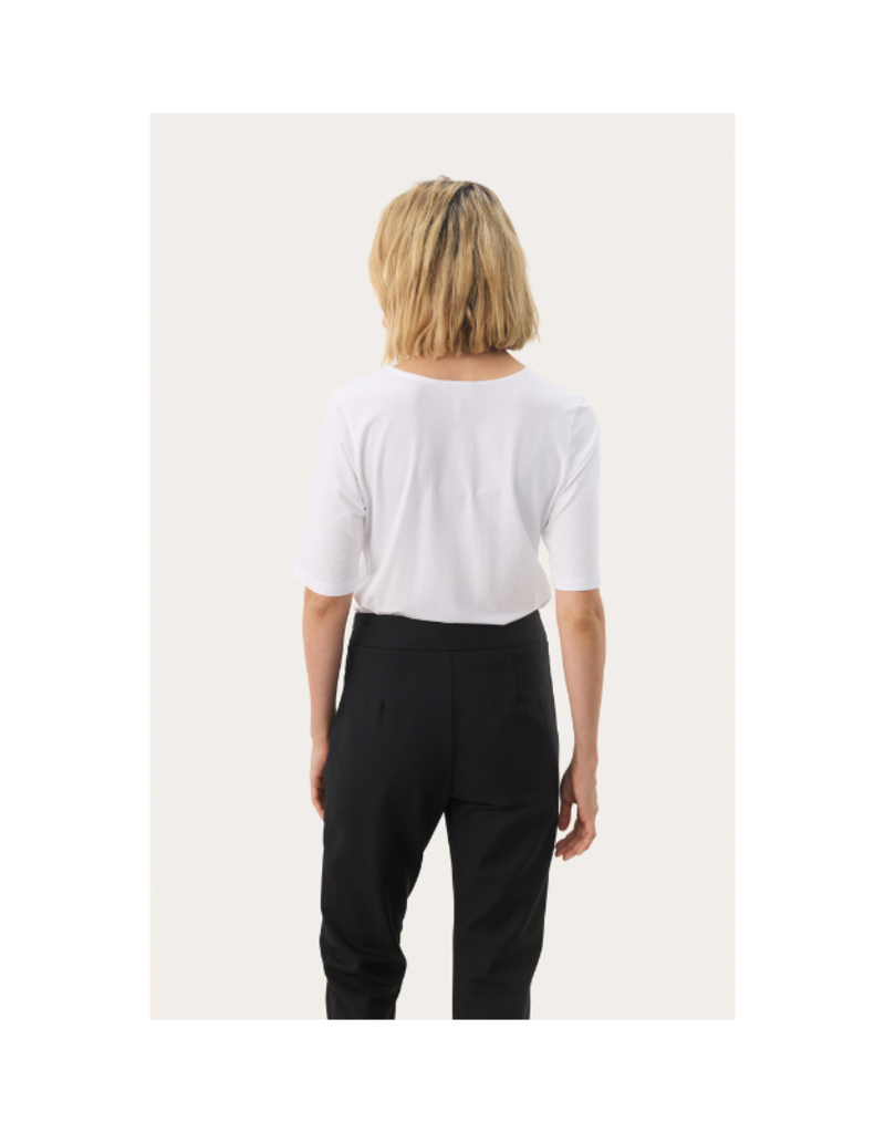 Part Two Nemi Tee in Bright White by Part Two