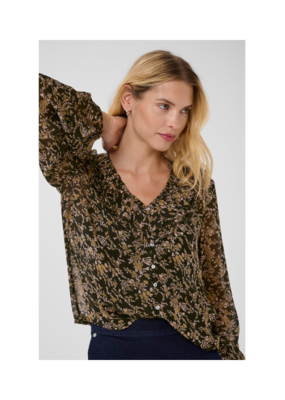 Part Two Sanaz Blouse in Black Flower by Part Two