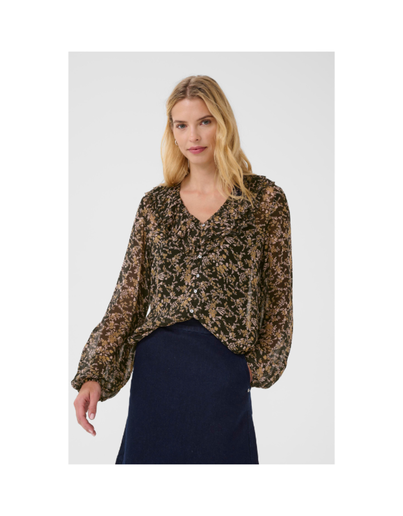 Part Two Sanaz Blouse in Black Flower by Part Two