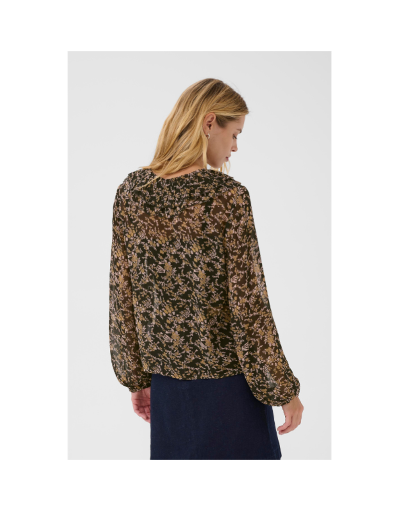 Part Two Sanaz Blouse in Black Flower by Part Two