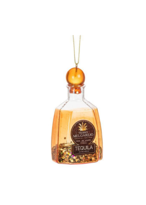 Glitter Tequila Bottle Ornament