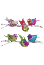 Rainbow Sequin Bird Clip Assorted