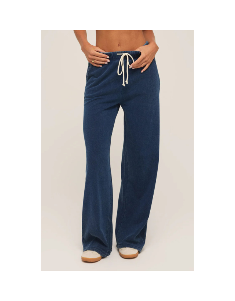 Z Supply Hunter Knit Denim Pant in Indigo by Z Supply