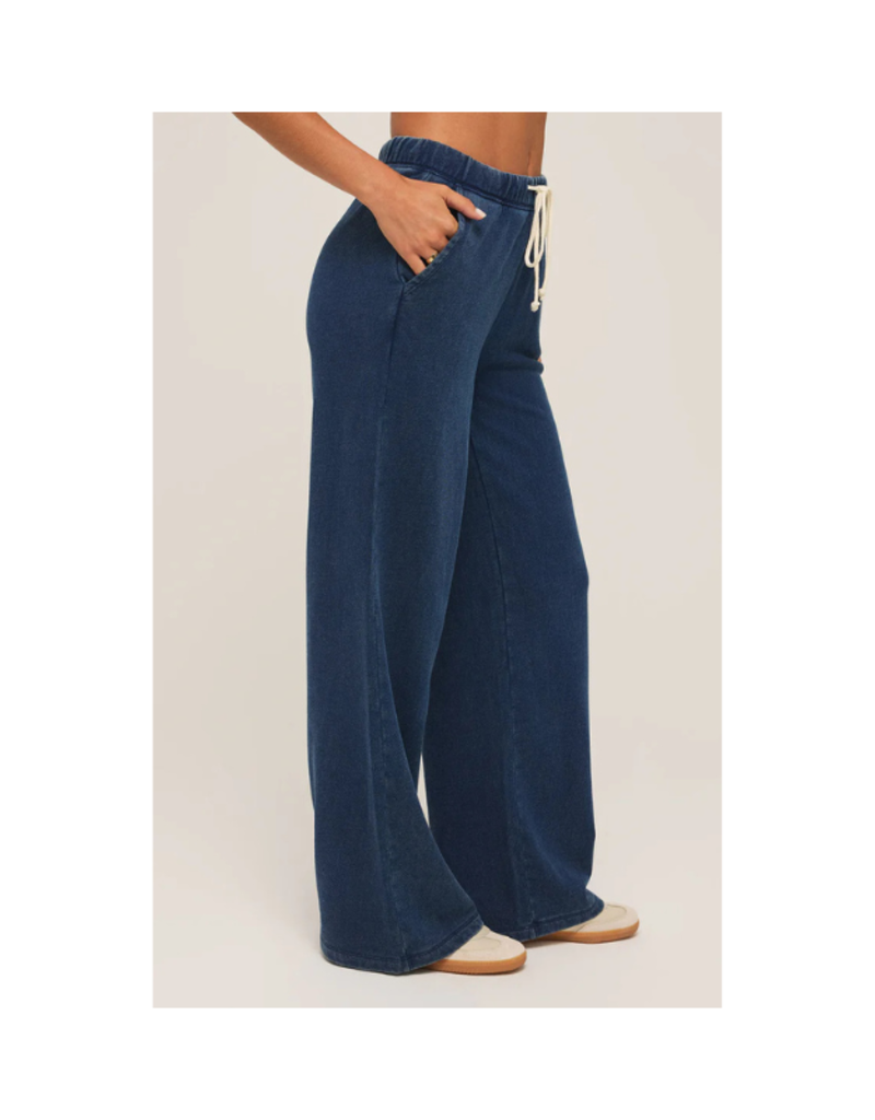 Z Supply Hunter Knit Denim Pant in Indigo by Z Supply