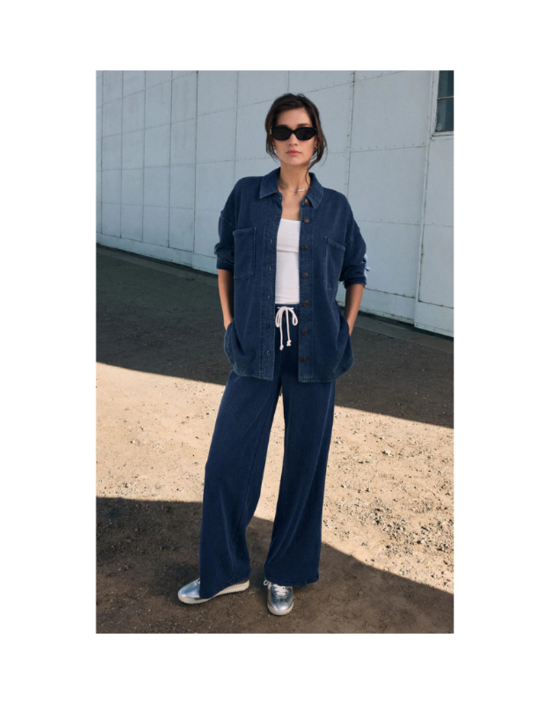 Z Supply Hunter Knit Denim Pant in Indigo by Z Supply