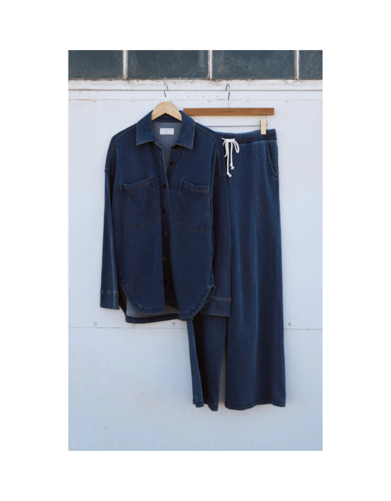 Z Supply Hunter Knit Denim Pant in Indigo by Z Supply