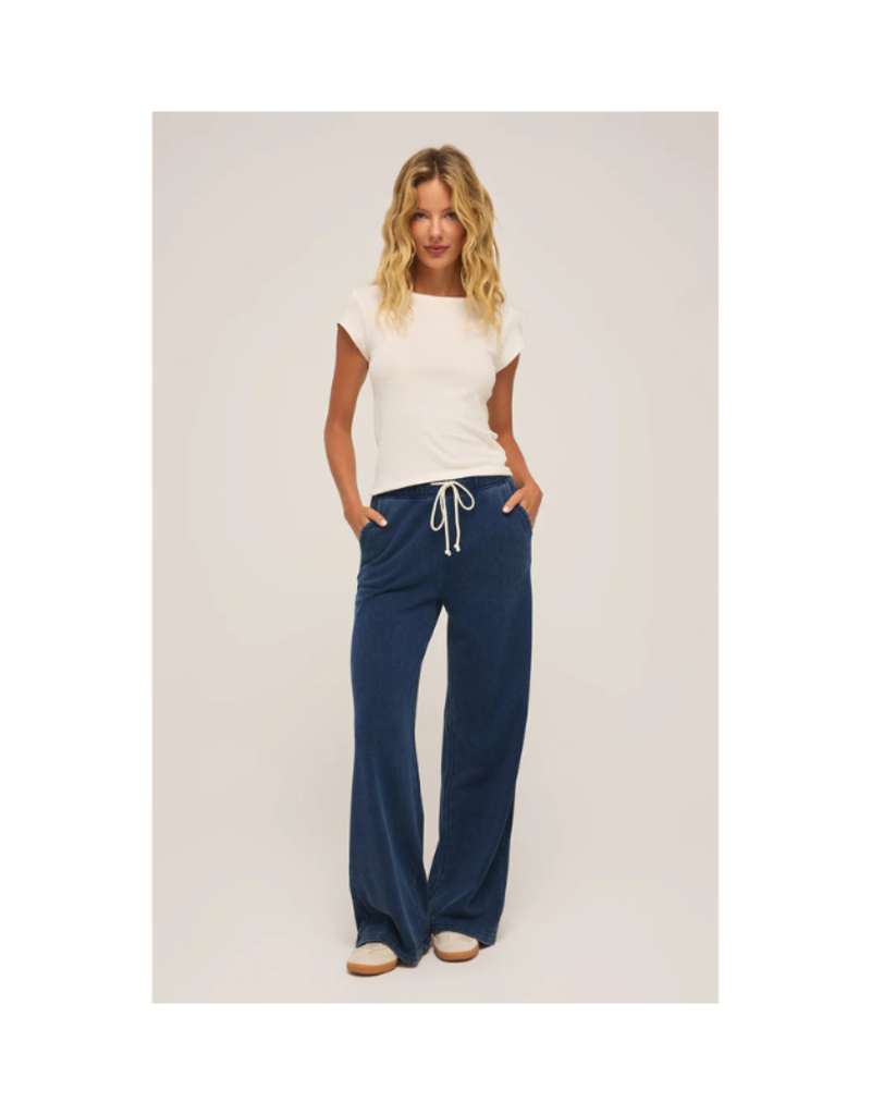 Z Supply Hunter Knit Denim Pant in Indigo by Z Supply