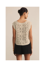 Z Supply Baroque Sweater in Crystal by Z Supply