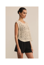 Z Supply Baroque Sweater in Crystal by Z Supply