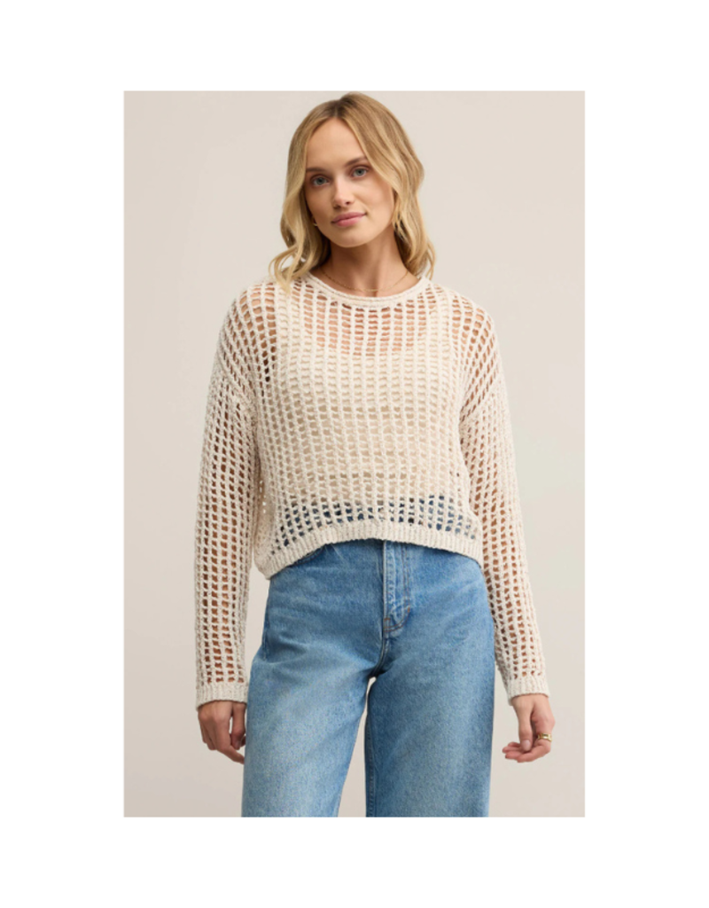 Z Supply Felix Sweater in Crystal by Z Supply