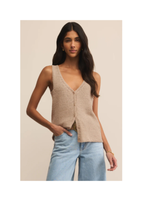 Z Supply Mage Sweater Vest in Natural by Z Supply