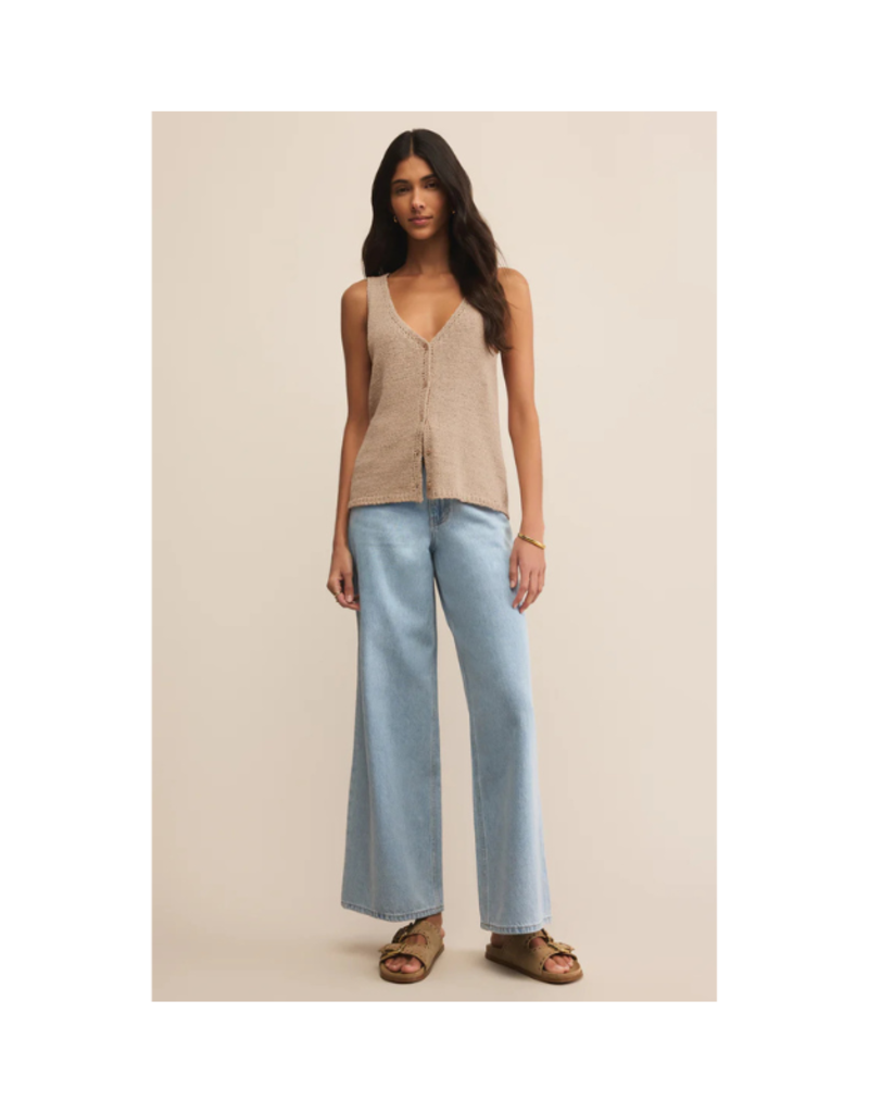 Z Supply Mage Sweater Vest in Natural by Z Supply