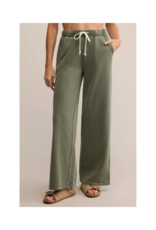 Z Supply Hunter Knit Denim Pant in Hunter Green by Z Supply