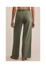 Z Supply Hunter Knit Denim Pant in Hunter Green by Z Supply