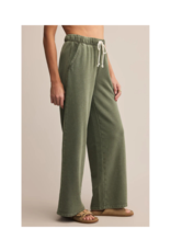Z Supply Hunter Knit Denim Pant in Hunter Green by Z Supply