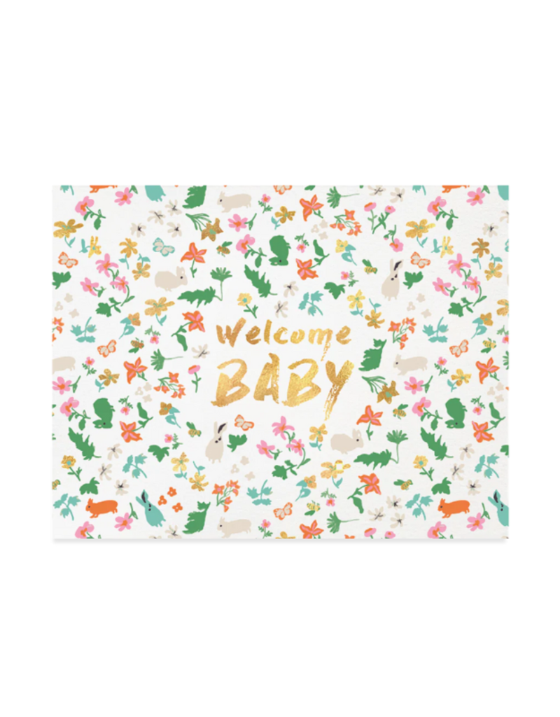 Halfpenny Postage Welcome Baby Card