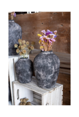 Bacon Basketware Ltd Medium Black Terracotta Vase