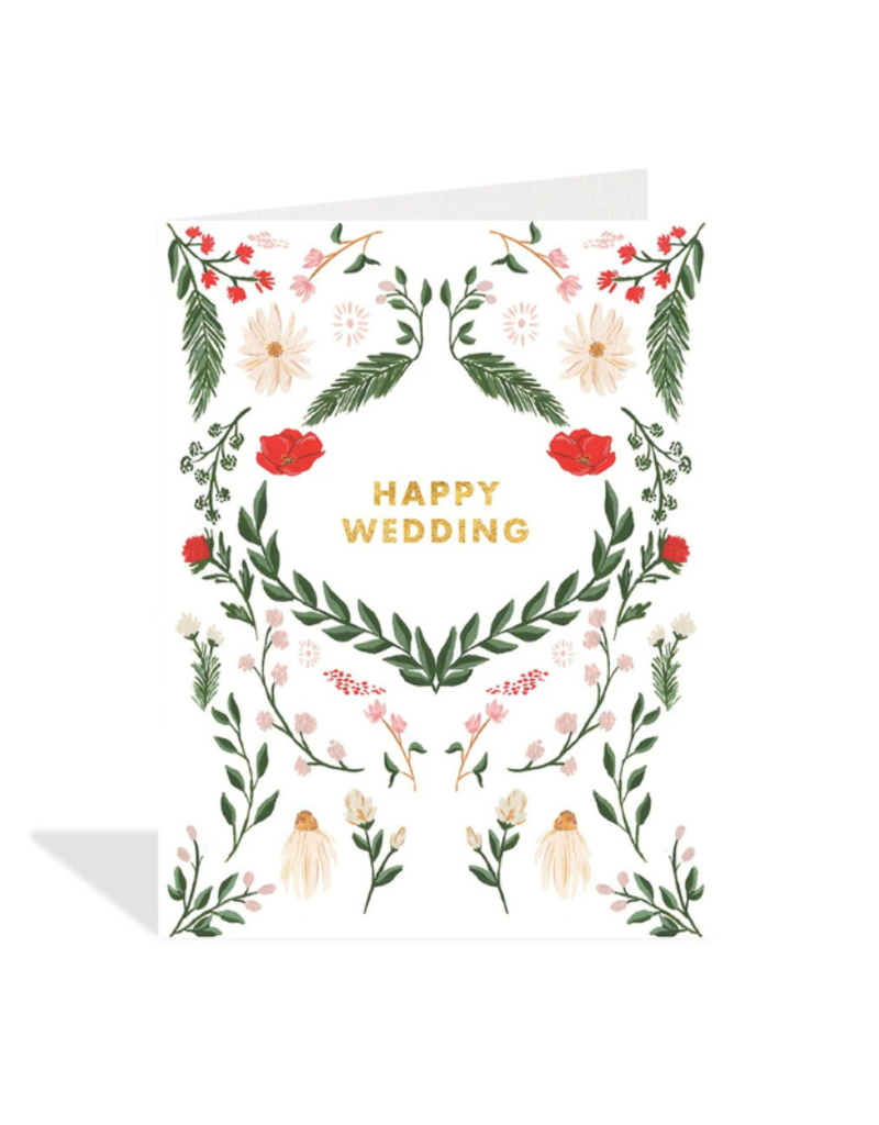 Halfpenny Postage Happy Wedding Card