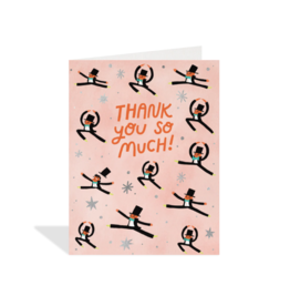 Leaping Thank You Card