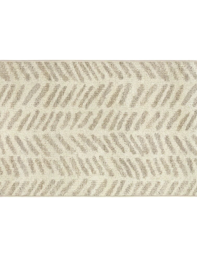 Dash & Albert Dash & Albert Machine Washable Rowley Grey Rug 3x5
