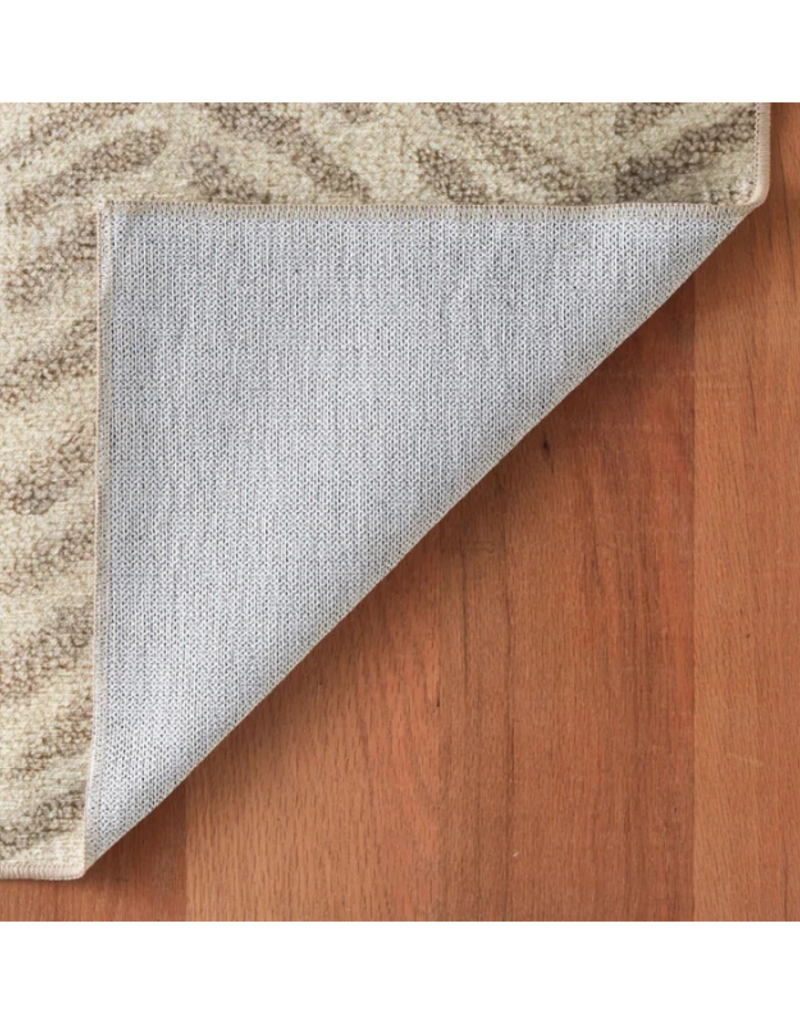 Dash & Albert Dash & Albert Machine Washable Rowley Grey Rug 3x5