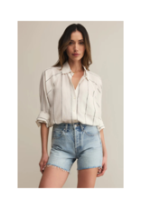 ZS The Perfect Linen Top White - The Art of Home