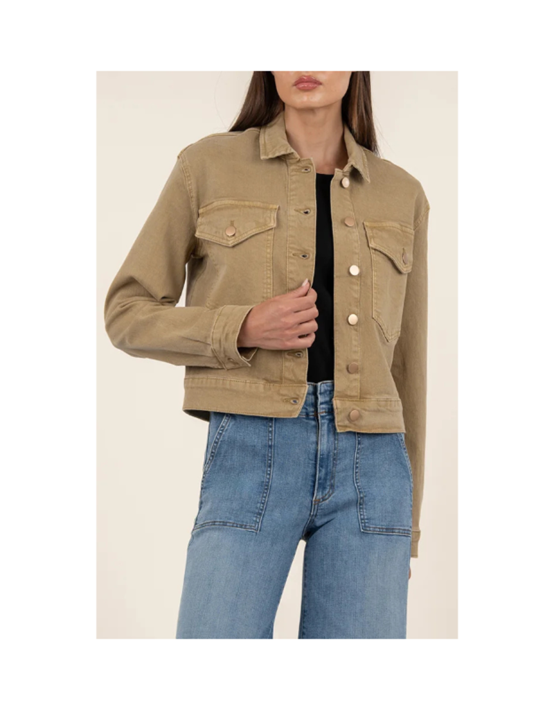 Kut from the Kloth Elle Crop Jacket in Cinnamon by Kut from the Kloth