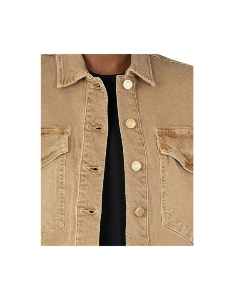 Kut from the Kloth Elle Crop Jacket in Cinnamon by Kut from the Kloth