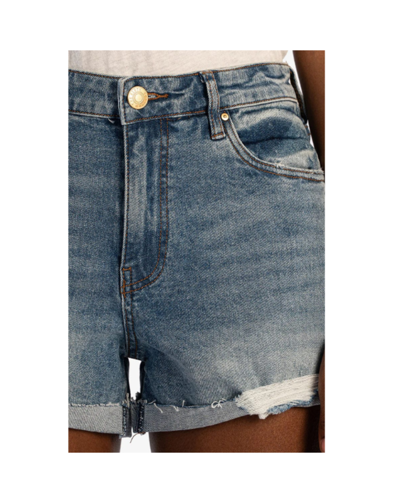 Kut from the Kloth Jane High Rise Short with Fray in Still by Kut from the Kloth